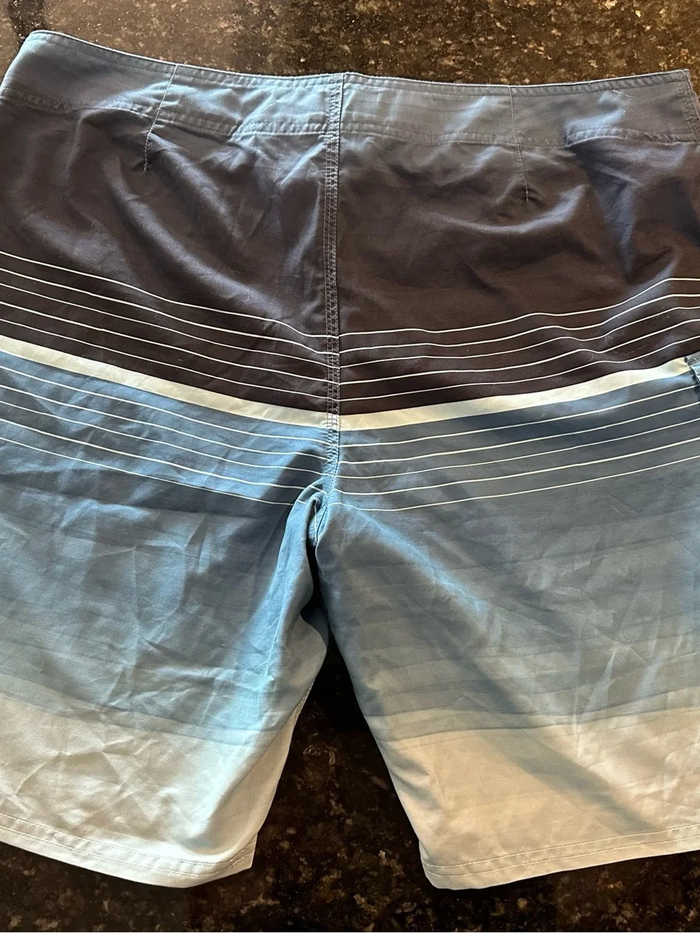 O'Neill Blue Ombre Stripe Board Shorts